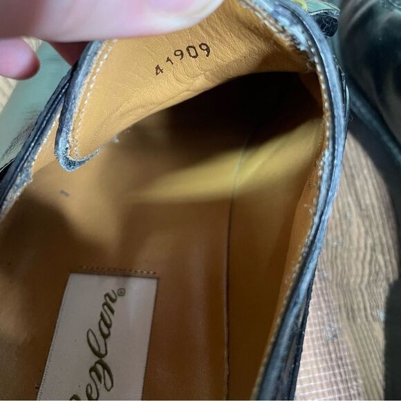 Mezlan Genuine Black‎ Crocodile Oxfords Men’s Size 10.5M - Picture 7 of 11